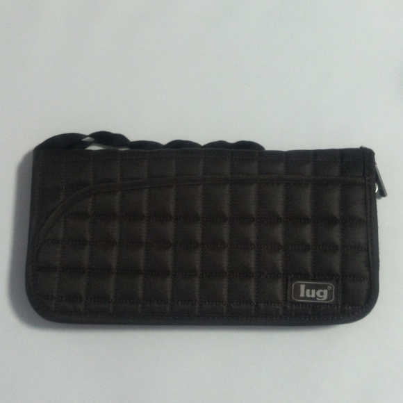 lug Accessories - LUG / Brown Quilted Wallet / EUC